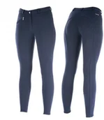 Bryczesy - HORZE Bryczesy ACTIVE młodzieżowe - granatowy - miniaturka - grafika 1