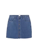 Spódnice - Gocco Spódnica Jeansowa Kobieta, Denim, L-XL - miniaturka - grafika 1