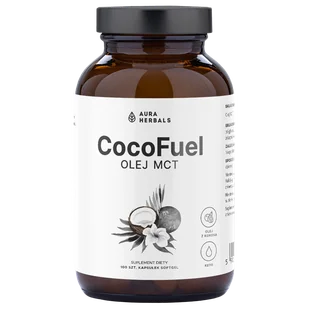 CocoFuel Olej MCT, 100 kapsułek - Odchudzanie i oczyszczanie - miniaturka - grafika 1