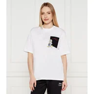 Koszulki i topy damskie - Karl Lagerfeld T-shirt Karl Lagerfeld x Disney Relaxed fit - miniaturka - grafika 1
