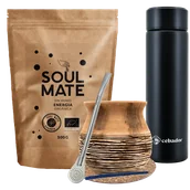 Yerba Mate - Zestaw Yerba Soul Mate Energia Guarana 0,5kg Termos - miniaturka - grafika 1