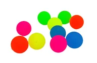 Zabawki sensoryczne - Zestaw neonowych piłeczek w woreczku - 10 sztuk - miniaturka - grafika 1