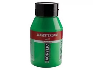 Talens Amsterdam, farba akrylowa, 1000 ml, Zielony permanentny, jasny - Przybory szkolne - miniaturka - grafika 1