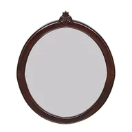 Lustra - RZEŹBIONE LUSTRO W KOLORZE CIEMNEGO MAHONIU 150108 / POLOMEBLE - miniaturka - grafika 1