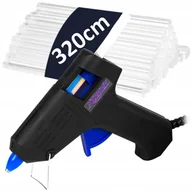 Dekoratorstwo - PISTOLET DO KLEJENIA NA GORĄCO + KLEJ 320cm ZESTAW - miniaturka - grafika 1