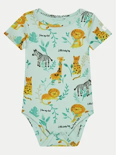 Coccodrillo Body dziecięce WC4412204USB Zielony - Body dla niemowląt - miniaturka - grafika 1