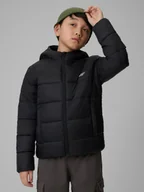 Kurtki i płaszcze dla chłopców - 4F Kurtka z wypełnieniem syntetycznym chłopięca - czarna 164 (13-14 lat) - miniaturka - grafika 1