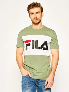 Koszulki męskie - Fila T-Shirt Day Tee 681244 Zielony Regular Fit - grafika 1