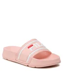 Buty dla dziewczynek - Fila Klapki Morro Bay Slipper Kids 1010934.40063 Różowy - miniaturka - grafika 1