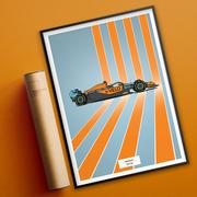 Plakaty - Plakat Motoryzacja - McLaren MCL36 70x100 cm - miniaturka - grafika 1