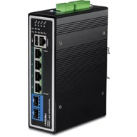 Pozostałe akcesoria sieciowe - Trendnet TI-BG62I łącza sieciowe Zarządzany L2+ Gigabit Ethernet (10/100/1000) Obsługa PoE Czarny - miniaturka - grafika 1