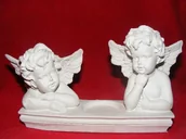 Figurki dekoracyjne - Aniołki -świecznik - miniaturka - grafika 1