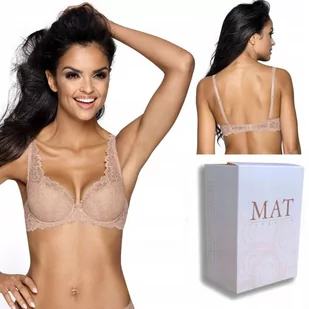 ﻿Biustonosz usztywniany Mat Carmela 105C beż - Biustonosze - miniaturka - grafika 1