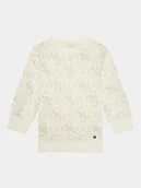 Sukienki i spódniczki dla dziewczynek - Guess Sukienka dzianinowa K3BK28 Z39N0 Écru Relaxed Fit - miniaturka - grafika 1