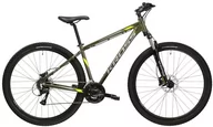 Rowery - Rower górski męski KROSS HEXAGON 5.0 29" S (17") ZIELONY/LIMONKOWY/SZARY - miniaturka - grafika 1