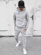 Dresy męskie - Dres męski jasnoszary Dstreet AX0625-XXL - miniaturka - grafika 1