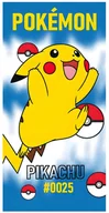 Ręczniki - Duży ręcznik bawełniany kąpielowy plażowy 70x140 pokemon pikachu pokeball - miniaturka - grafika 1
