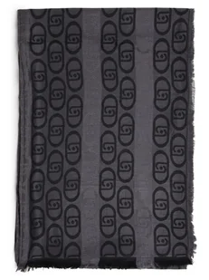 Liu Jo Collection Szalik damski Kobiety wiskoza czarny|szary wzorzysty, ONE SIZE - Apaszki i szaliki damskie - miniaturka - grafika 1