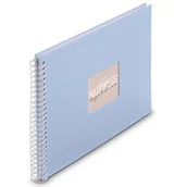Albumy fotograficzne - Album HAMA Fine Art Białe kartki Błękitny (300 stron) - miniaturka - grafika 1