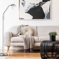 Lampy stojące - Fischer&Honsel HONSEL GMBH Lampa stojąca LED Pool TW, 1-punktowa, nikiel - miniaturka - grafika 1