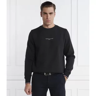 Tommy Hilfiger Bluza LOGO TIPPED CREWNECK | Regular Fit - Bluzy męskie - miniaturka - grafika 1