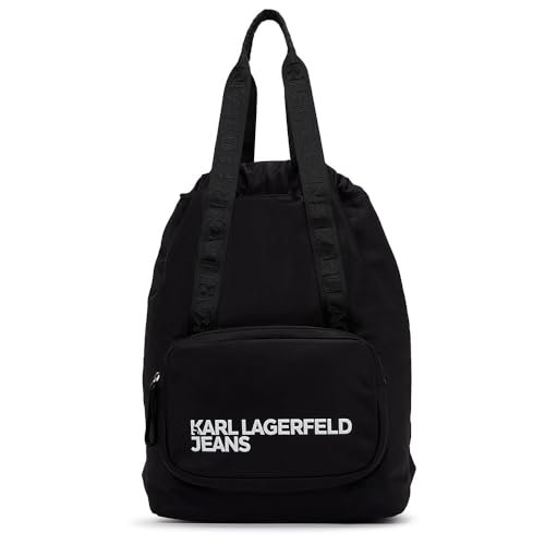 KARL LAGERFELD JEANS Essential nylon Sport Tote, czarny, jeden rozmiar, Współczesny