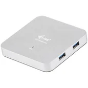 Przełączniki KVM - i-tec i-tec USB 3.0 Metal HUB 4x porty USB 3.0 z funkcją ładowania U3HUBMETAL4 - miniaturka - grafika 1