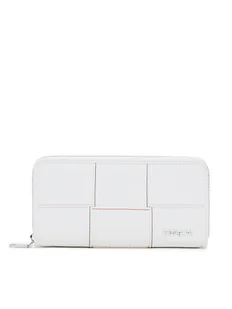 Desigual Duży Portfel Damski 25SAYP48 Biały - Portfele - miniaturka - grafika 1