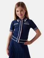 Swetry damskie - Guess Kardigan J6RR16 Z4652 Granatowy Regular Fit - miniaturka - grafika 1