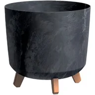 Donice - PROSPERPLAST Gracia Tubus Beton Effect DGTL300LE-S433 Antracyt - miniaturka - grafika 1