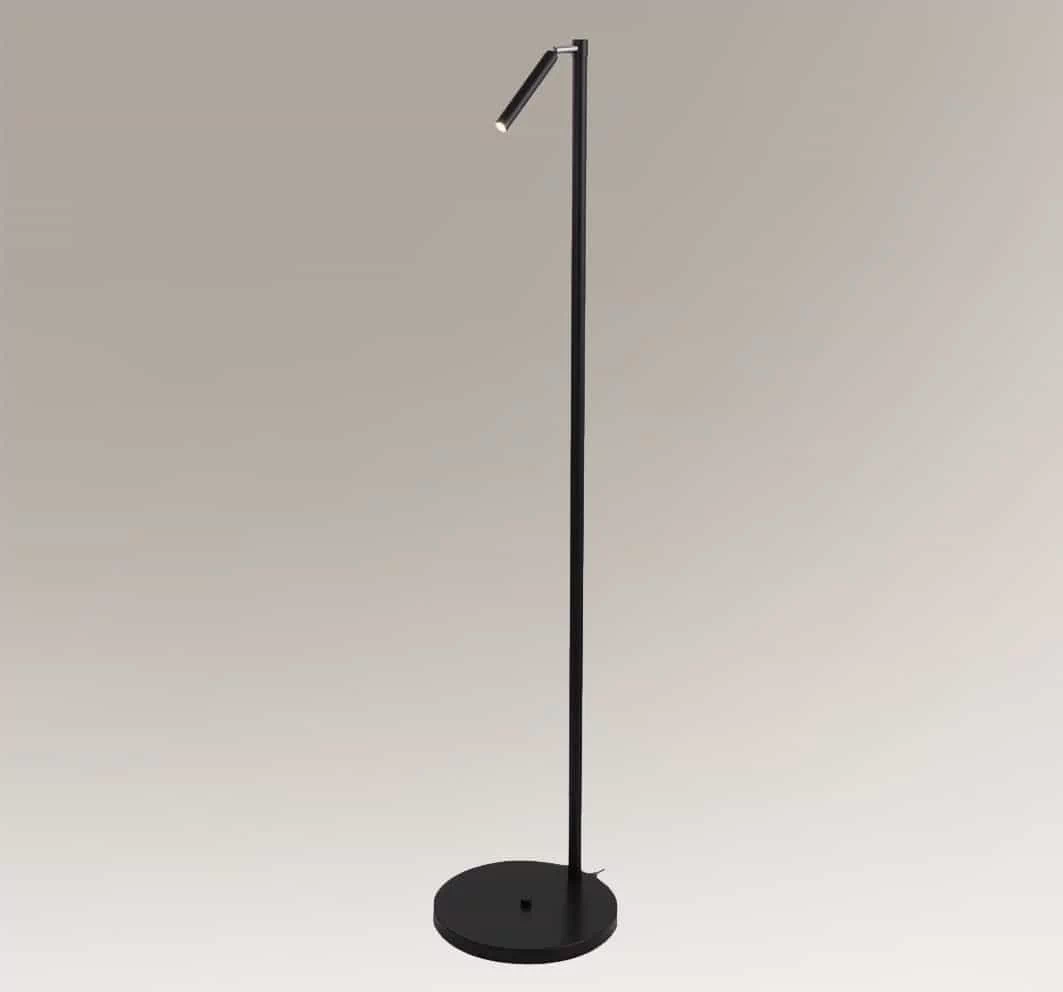 Shilo lampa podłogowa Kosame G9 130cm czarna 7872