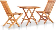 Meble ogrodowe - Elior Zestaw drewnianych mebli ogrodowych - Trivo 2X - miniaturka - grafika 1