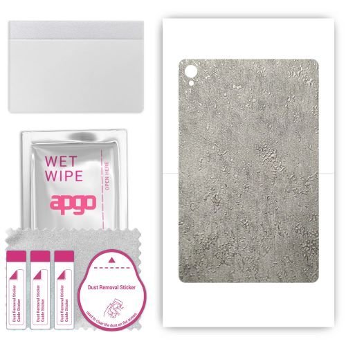 folia naklejka skórka strukturalna na TYŁ do TCL Tab 8 4G - Beton - apgo SKINS