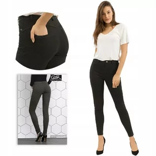 Spodnie damskie - Gatta Legginsy Margherita czarne XL - grafika 1