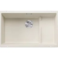 Zlewozmywaki - Blanco Subline 700-U Level Zlewozmywak granitowy jednokomorowy 73x46 cm delikatny biały 527172 - miniaturka - grafika 1