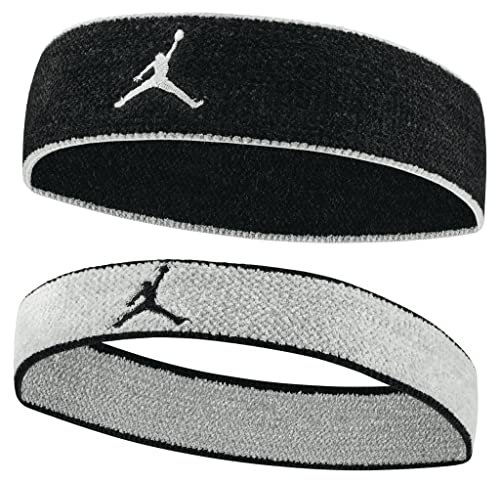 Nike Unisex Jordan Chenil opaska na czoło, czarna/Sail/Sail, One Size