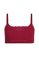 Biustonosze - Skiny Damski biustonosz Bustier CottonLace Multipack T-shirt, deep red, standard - miniaturka - grafika 1