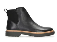 Botki damskie - Clarks, Botki damskie, Trace Fall, czarny, rozmiar 36 - miniaturka - grafika 1