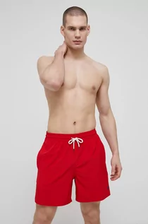 Kąpielówki męskie - Polo Ralph Lauren szorty kąpielowe 710840302005 kolor czerwony - grafika 1