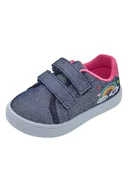 Buty dla dziewczynek - Chicco, Damskie trampki z doble cierre de gancho y bucle, wygodne, elastyczne i oddychające, idealne na wiosnę, jesień i zimę, buty dla dziewczynek i dziewcząt, zaprojektowane we Włoszech, Niebieski - miniaturka - grafika 1