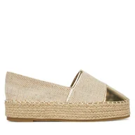 Espadryle damskie - Espadryle DeeZee JSZ701-2 Złoty - miniaturka - grafika 1