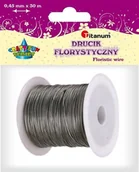 Zabawki kreatywne - Titanum Drucik florystyczny srebrny 339370 - miniaturka - grafika 1