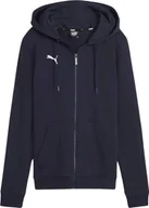 Bluzy damskie - Bluza damska Puma Team Goal Casuals Hooded granatowa 658597 06 L - miniaturka - grafika 1