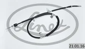 Linki hamulca postojowego - LINEX Linka hamulca LINEX 21.01.16 597701H300 21.01.16 - miniaturka - grafika 1
