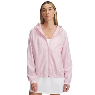 Damska kurtka treningowa Under Armour UA Rival Sport Windbreaker Jkt - różowa - Kurtki damskie - miniaturka - grafika 1