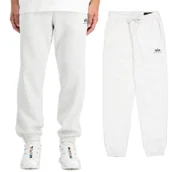 Odzież taktyczna i umundurowanie - Alpha Industries Spodnie Basic Jogger Small Logo II 156370 752 - Pastel Grey Melange - miniaturka - grafika 1