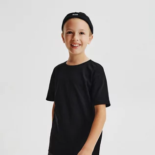 Koszulki dla chłopców - Reserved - Gładki t-shirt basic - Czarny - grafika 1