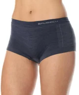 Majtki damskie - Brubeck Bokserki Damskie Merino Comfort Wool XL Ciemny Jeans - miniaturka - grafika 1