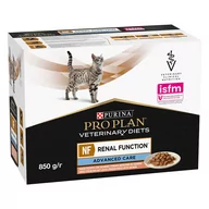 Mokra karma dla kotów - Purina Pro Plan Veterinary Diets Feline NF Advance Care, łosoś - 10 x 85 g - miniaturka - grafika 1
