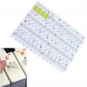 Akcesoria do instrumentów klawiszowych - Naklejki na pianino keyboard fortepian klawisze cyfrowe akordeon organy - miniaturka - grafika 1